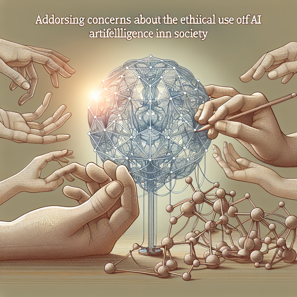 Addressing concerns about the ethical use of AI in society