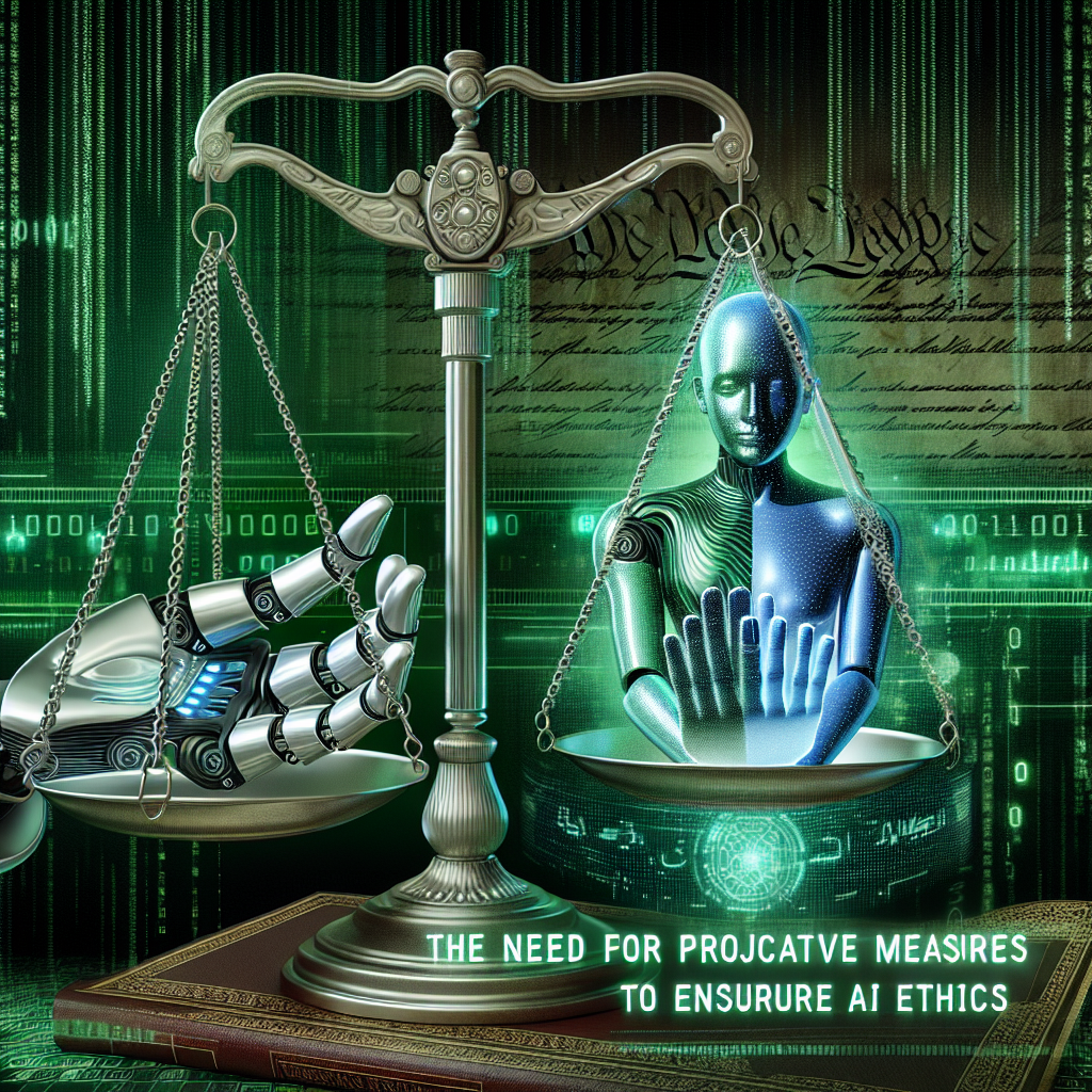 The need for proactive measures to ensure AI ethics