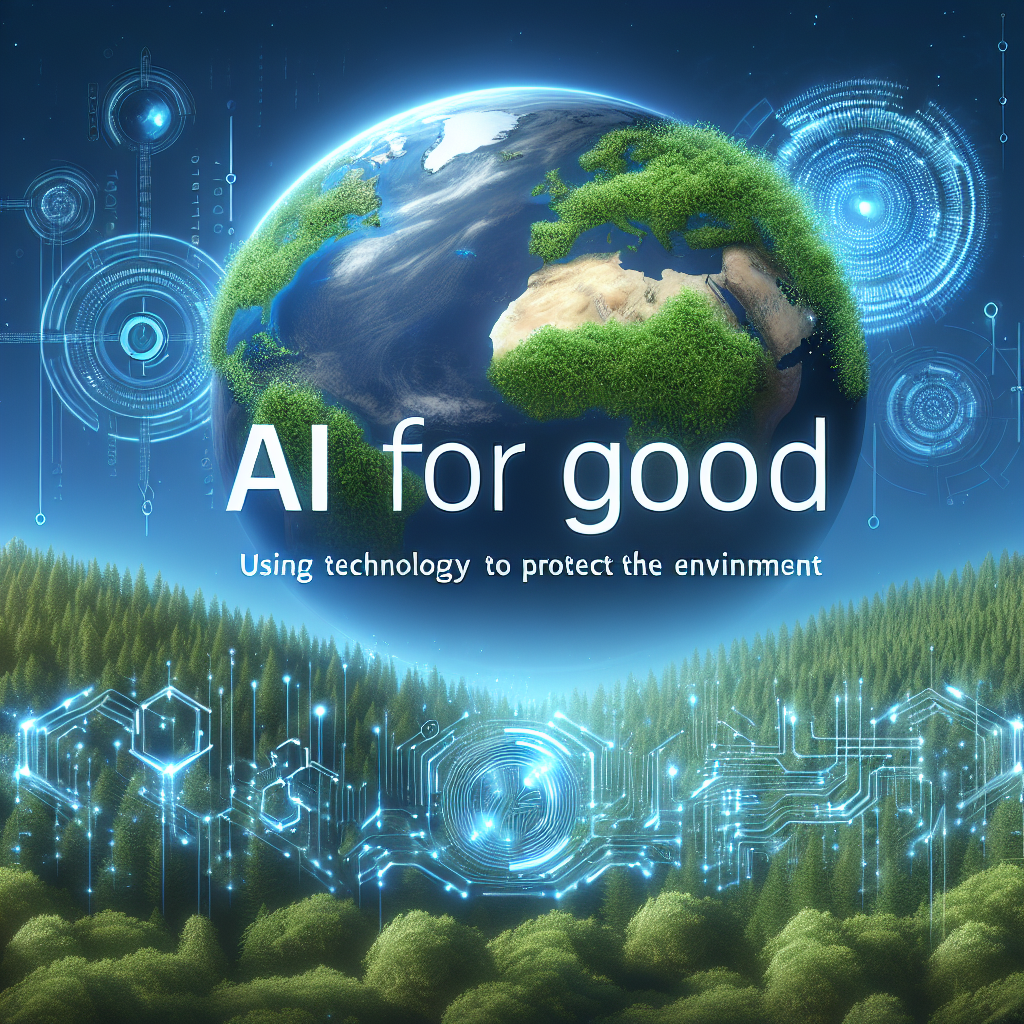 AI for Good: Using Technology to Protect the Environment