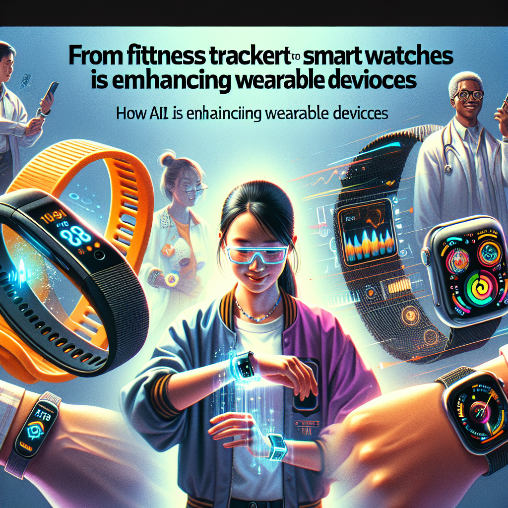 From Fitness Trackers to Smart Watches: How AI is Enhancing Wearable Devices