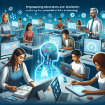 Empowering Educators and Students: Exploring the Potential of AI in E-Learning