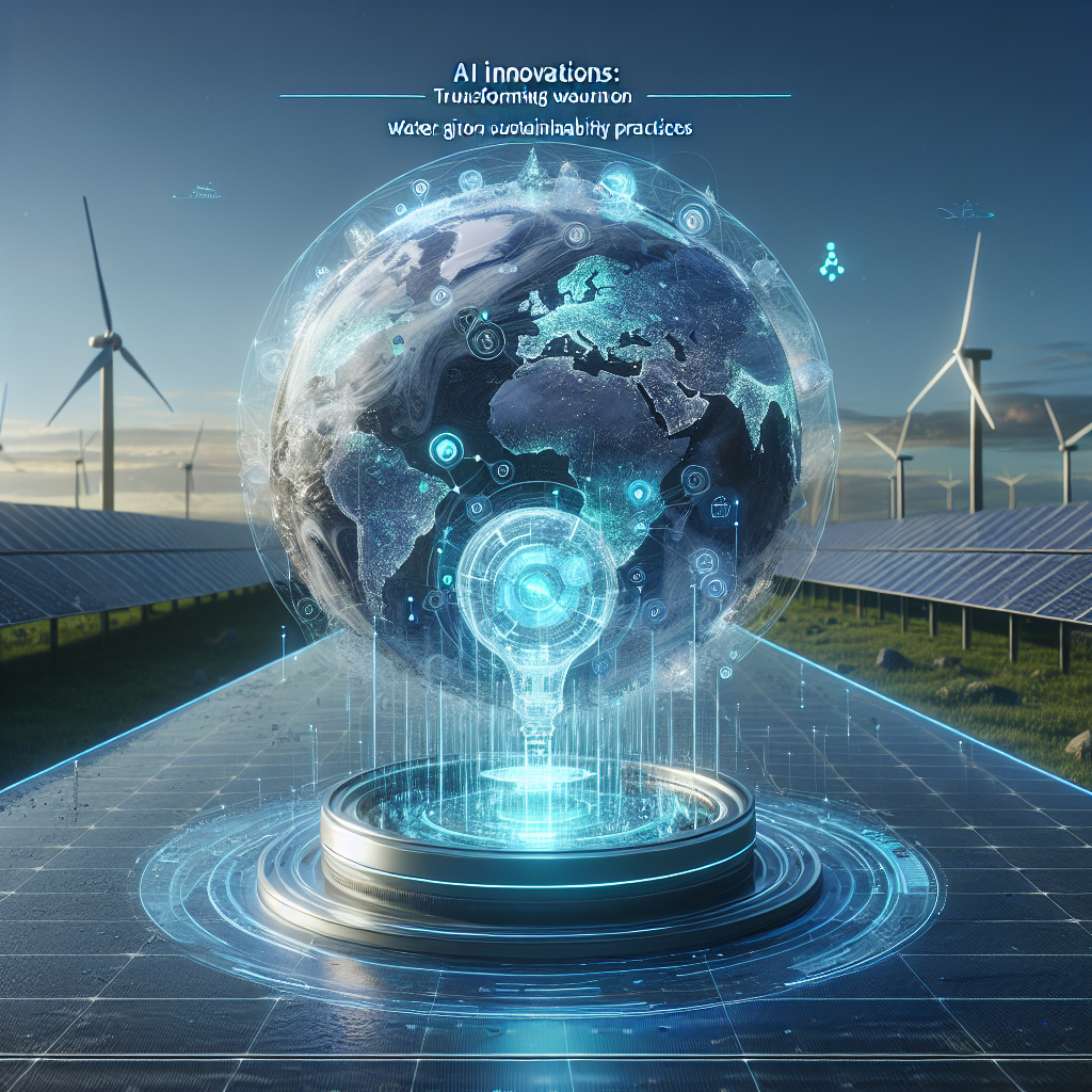 AI Innovations: Transforming Water Sustainability Practices